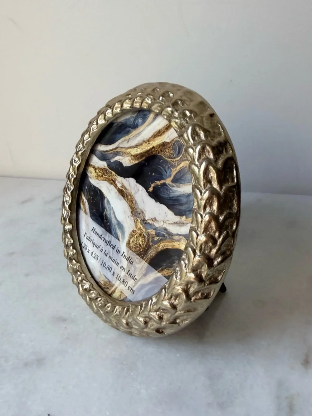 Gold Round Decorative Frame metal gold frame